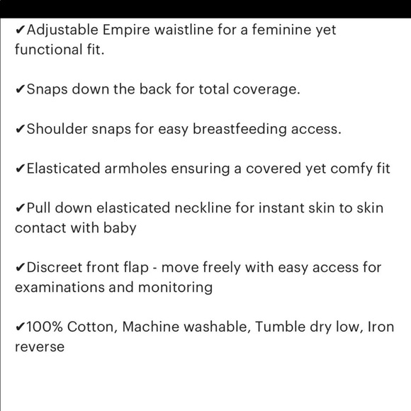 Labor/ Delivery/ nursing gown - Picture 7 of 8